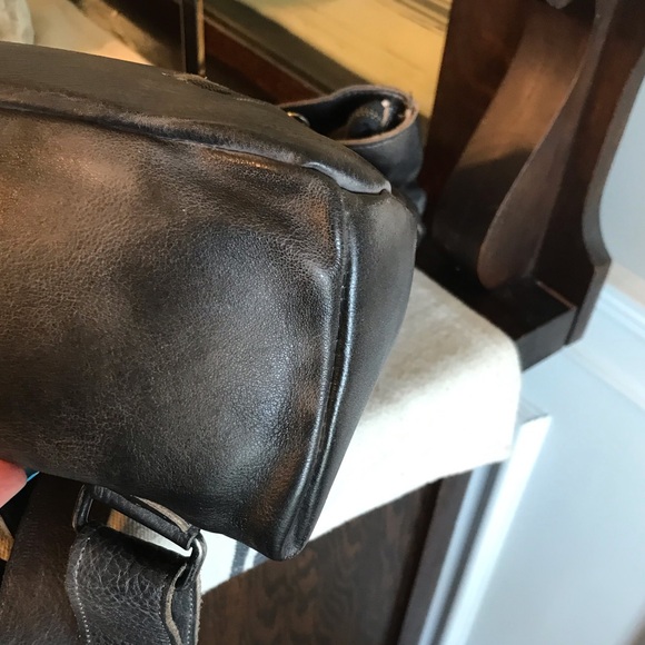 Bed Stu Howie Leather Backpack Black Grey Rustic Rustic Retail $365 - Picture 11 of 14